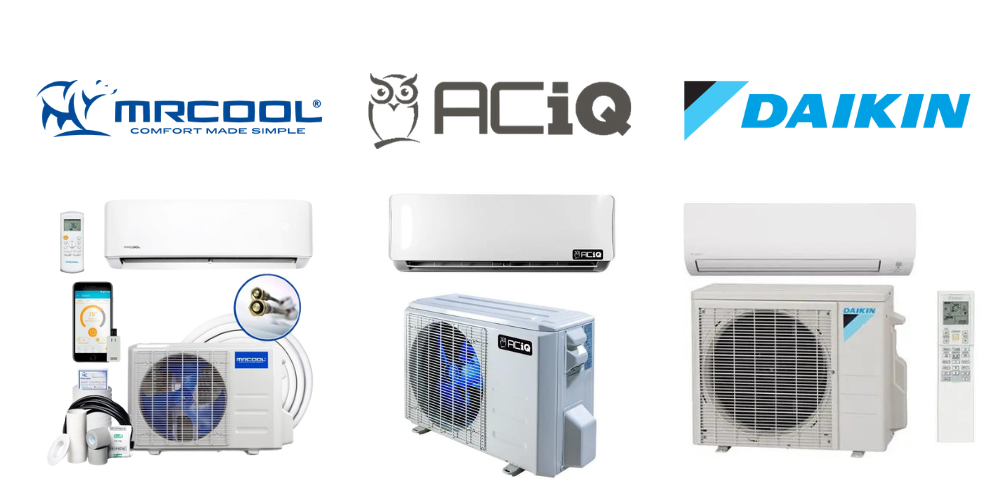 mrcool heat pump vs daikin heat pump vs aciq heat pump